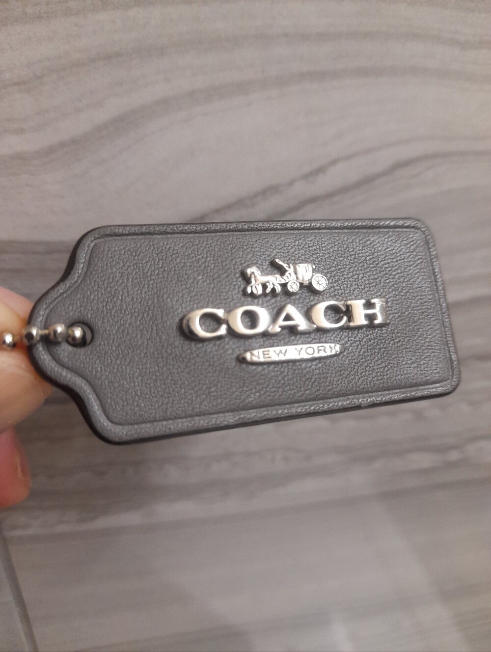 COACH Legacy Hang Tag Bag Charm Y2K - Picture 5 of 11